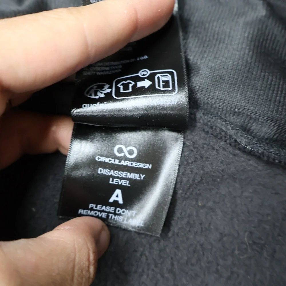 North Face Vest Mens Medium Black Front Range Fleece Lightweight Full Zip Casual